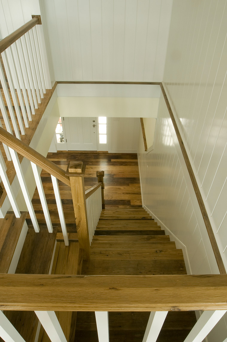 Chestnut staircase